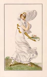 Şifon gezinti elbisesi, 1812 by Pierre de La Mesangere
