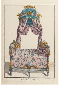 Bed à la Turque, yaklaşık 1788.