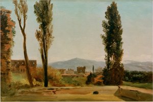 Farnese Bahçelerinde: Üç Kavak ve Monte by Pierre de Valenciennes