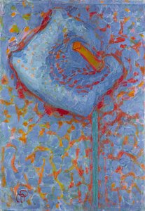 Arum Lily, 1908-1909. by Piet Mondrian