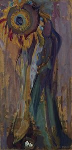 Ölmek üzere olan ayçiçeği I, 1908. by Piet Mondrian