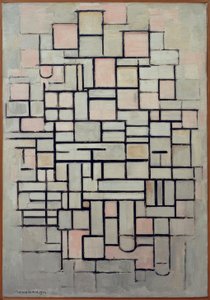 Kompozisyon No. IV; Kompozisyon 6 by Piet Mondrian