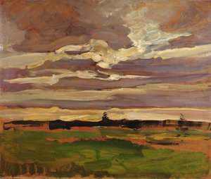 Ay Manzarası by Piet Mondrian