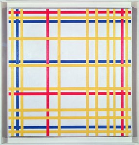 New York Şehri ben by Piet Mondrian