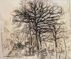 Ağaçların incelenmesi, by Piet Mondrian