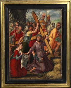 Haç taşıyan İsa by Pieter Aertsen
