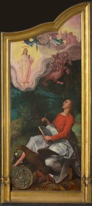 Jan van der Biest Üç Parçalı sağ panel. by Pieter Aertsen