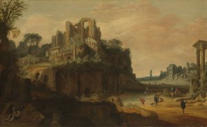 Harabelerle Roma Manzarası by Pieter Anthonisz van Groenewegen