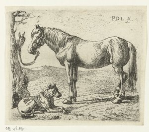 Bir çayırda at ve köpek Atlar (dizi adı)