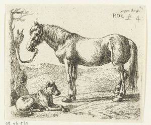 Bir çayırda at ve köpek Atlar (dizi adı)