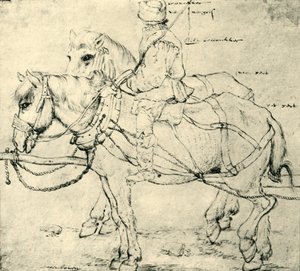 Binici ve iki at, 1559-1563, 1943. by Pieter Bruegel the Elder