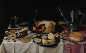 Natürmort, yaklaşık 1625. by Pieter Claesz
