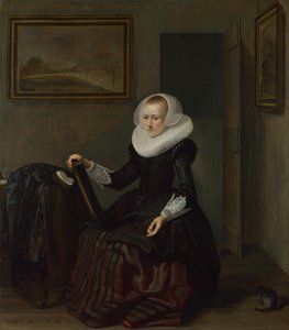 Ayna Tutan Kadın, 1625