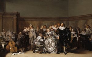 Zarif Bir Şirket, 1632 by Pieter Codde