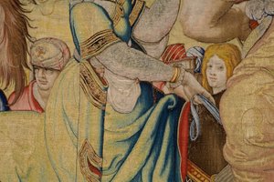 Flaman halısı. Yedi büyük günah: Kibir (gurur). Karikatürist Pieter Coecke van Aelst. Brüksel Atölyesi. yaklaşık 1542-1544. by Pieter Coecke van Aelst