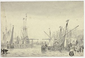 Limandaki Gemiler by Pieter Coopse