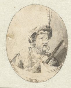 Oryantal giyimli bir adamın büstü by Pieter Cornelisz. Verbeeck (possibly)
