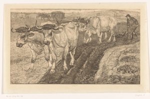 Les Boeufs (nesne üzerindeki orijinal başlık) L