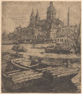 Amsterdam'daki Aziz Nikolaos Bazilikası by Pieter Dupont