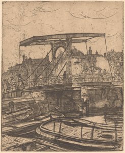 Amsterdam'da Sıska Köprü by Pieter Dupont