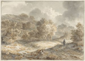 tepelik manzara by Pieter Francis Peters jr.