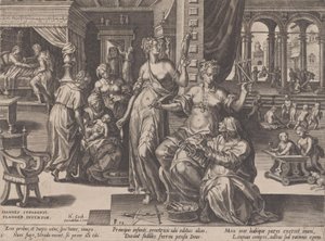 Çocuk Doğum, İnsan Hayatının Seyri, 1570. by Pieter Furnius
