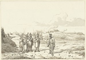 Gezici bir devriye, 1813-1814 by Pieter Gerardus van Os (signed by artist)