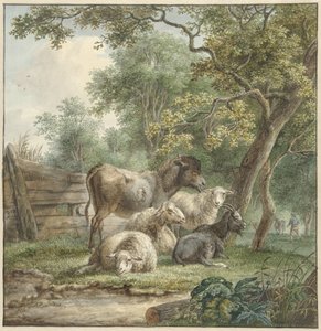 Bir Meyve Bahçesinde Sığır by Pieter Gerardus van Os