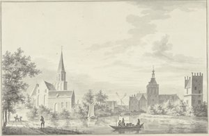 Culemborg'un görünümü by Pieter Jan van Liender
