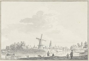 Buren şehrinin görünümü by Pieter Jan van Liender