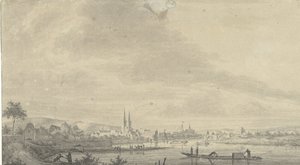 Höxter kasabasının görünümü by Pieter Jan van Liender