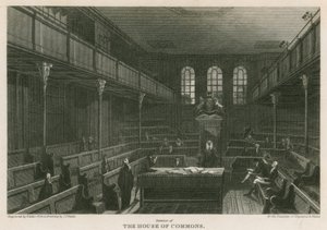 Avam Kamarası İçişleri, Westminster, Londra by Pieter Jansz. Quast
