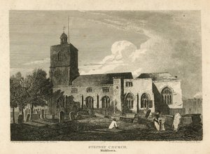 Stepney Kilisesi, Londra (gravür)