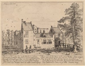 Berkenrode Kalesi by Pieter Jansz Saenredam