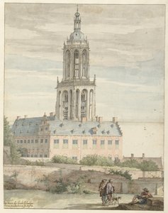 Frederik V Sarayı, Seçmen Palatine ve Sint-Cunerakerk, Rhenen'in görünümü