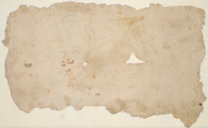 Hacer ve Melek (rekto); Bir Kadının Yüzünün Krokisi (verso) by Pieter Lastman