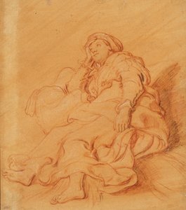 Rachel Figürü Çalışması, c.1621. by Pieter Lastman