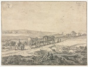 Ağustos: Arabalı Manzara, c.1655.