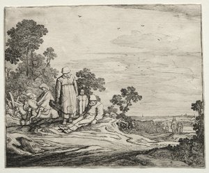 Köylülerle Manzara, 1626.