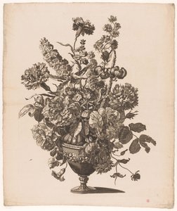 Çiçekli Vazo Çiçekli vazo (seri başlığı) by Pieter Mortier (I) (possibly)