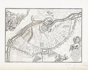 1700 yılında Narva Haritası by Pieter Mortier