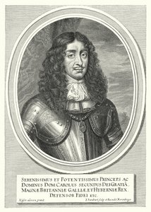 Charles II, İngiltere, İskoçya ve İrlanda Kralı (gravür)