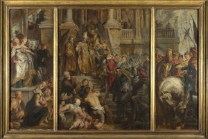 Yüksek Altarpiece için Taslak, St Bavo, Ghent, 1612 by Peter Paul Rubens