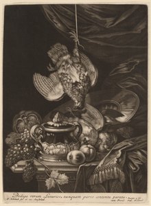 Asılı Keklik ile Natürmort by Pieter Schenck I