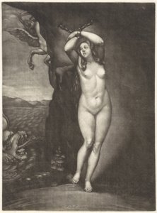 Andromeda kayaya zincirlenmiş