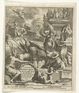 1702 Avrupa Merkür için başlık sayfası Avrupa Merkür, On Üçüncü Parça Birinci Kısım. 1702 Yılının Altı İlk Ayını İçeren (nesne üzerindeki başlık) by Pieter Sluyter
