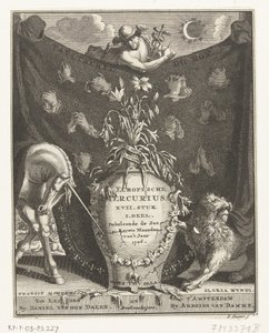 1706 yılı için Avrupa Merkür için başlık sayfası by Pieter Sluyter