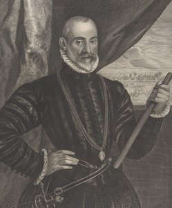 Francisco Valdes, İspanyol Komutan, Quatuor Personae..., 1649 dizisinden.