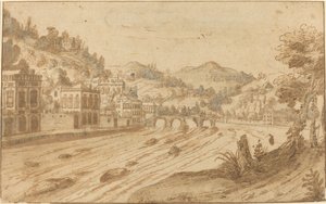 Nehir manzarası by Pieter Stevens