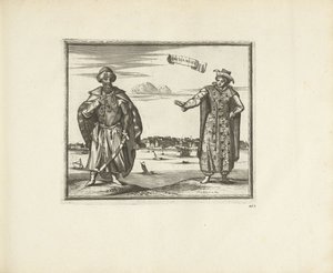 Arkhangelsk sakinleri, 1726 by Pieter Van der Aa